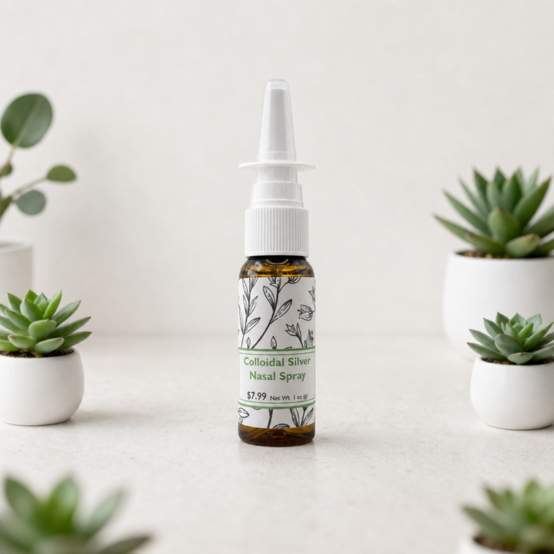 colloidal silver nasal spray