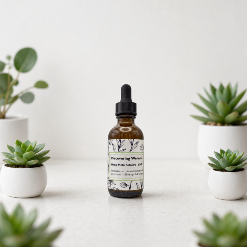 heavy metal cilantro tincture 2 oz