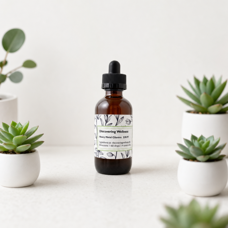 heavy metal cilantro tincture 4 oz