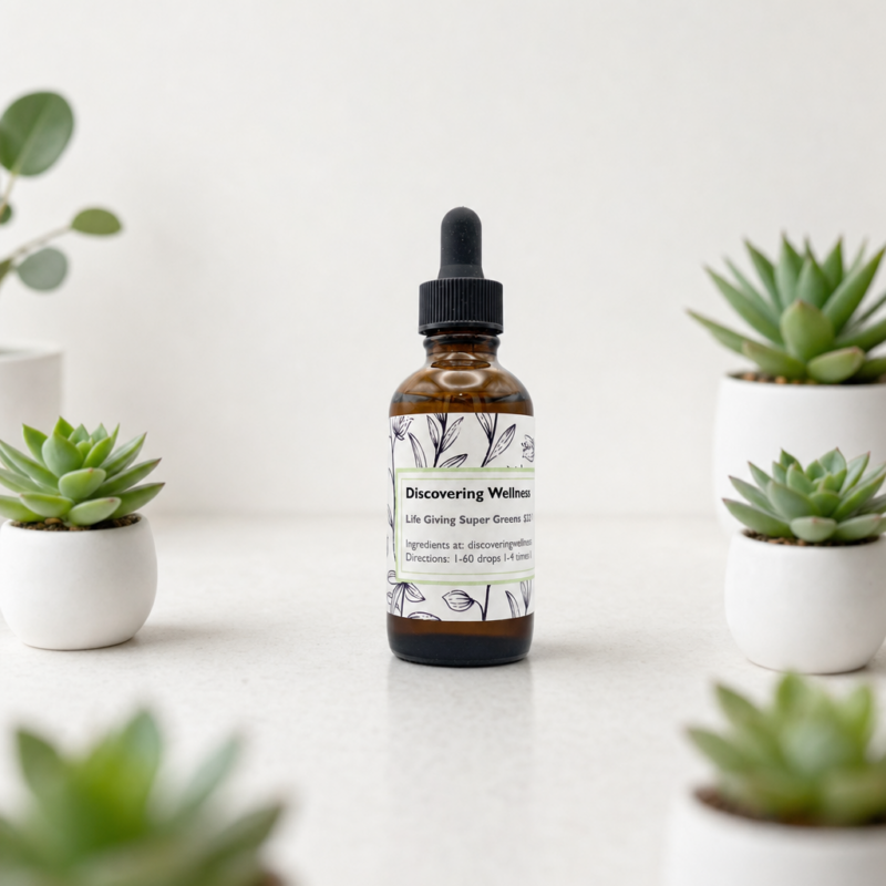 life giving super greens tincture